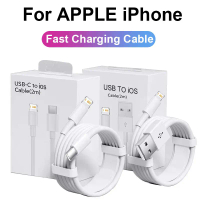 Cáp USB 30W, Chính Hãng, Dành Cho Apple iPhone 14 13 12 11 Pro Max 7 8 Plus XS XR, Sạc Nhanh, Bộ Sạc