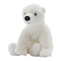 SNUTTIG 填充玩具, 淺乳白色/小北極熊