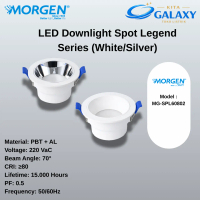Morgen - Lampu LED Downlight Spot Legend Series (White) / Lampu Sorot Downlight Putih / Natural / Ku