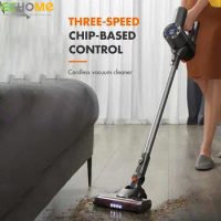 ECHOME Handheld Vacuum Cleaner Wireless Powerful Handheld Clean LED Home Electric Cleaner Wet Dry Use Sweeper Mopping Machine