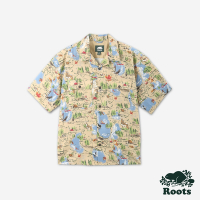 Roots 男裝- SPRUCE CAMP短袖襯衫-棕褐色