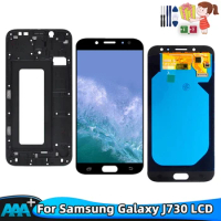 SUPER AMOLED LCD For Samsung Galaxy J730 J730F J7 Pro 2017 LCD Screen Touch Digitizer Assembly For Galaxy J730F LCD 100%Tested
