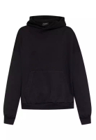 BALENCIAGA Care Label Medium Fit Hoodie in Black