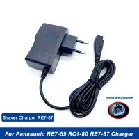 5.4V 4.8V 1.25A RE7-87 Wall Plug AC Power Adapter for Panasonic EES-RF31 ES-RF41 ES-SF21 ES-LT2A RE7-27 72 Shaver Razor Charger