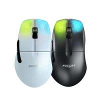 New Roccat KONE PRO AIR Wireless Mouse RGB Light Low Delay Gaming Mouse Ergonomics FPS Pc Gamer Mous