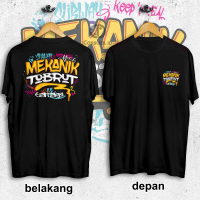 MEKANIK TOBRUT KAOS UNISEX REGULER FIT LENGAN PENDEK KAOS VIRAL