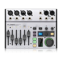 flow 8 8-Input Digital Mixer 2 FX Processors and USB/Audio Interface for Bluetooth remote control