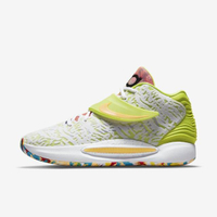 【NIKE 耐吉】Nike Kd14 Ep 男鞋 運動休閒 籃球鞋 貼合 抓地力 緩震 輕量 穩定 舒適 檸檬綠(CZ0170-101)
