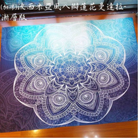 (加厚漸層版)波西米亞風八瓣蓮花曼達拉掛布（掛毯,聖壇布,桌布,桌巾,地墊,地毯,沙灘巾,居家裝飾）🔯聖哲曼🔯