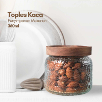 One Two Cups Toples Kaca Penyimpanan Makanan Kedap Udara Storage Jar - HC103