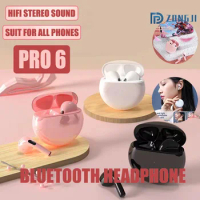 NEW Pro6 TWS touch wireless headphones Bluetooth 5.0 headphones Sports headphones Music headphones suitable for all smartphones