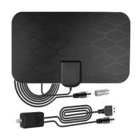 Protable 1080P 4K Indoor Digital For DVB-T2 TV Antenna HDTV Receiver with Amplifier Booster For TV Box Car antenna