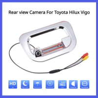 Car Reverse Rear view Camera For Toyota Hilux Vigo Pickup 2004~2013 2014 2015 Backup Parking Camera / Trunk Handle CAM