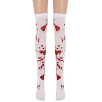 Halloween Costume For Women Party Masquerade Clothes Bloody Socks Nurse Stockings Bloody Zombie Blood Halloween Cosplay Socks L5
