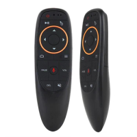 Mini Wireless Gyroscope Smart Remote 2.4G Air Mouse Voice Control USB Receiver Sensing IR Learning for Android TV Box X96 MAX