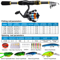 Sea.Yolo Carbon Fiber Sea Fishing Rod Sea Rod Starter Set Sea Rod Set Long Throw Casting Rod Fishing Wheel Fishing Rod Bag Combo