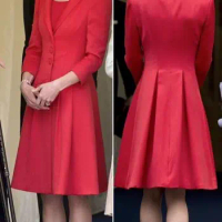 Mother Of The Bride Dresses 2024 Vintage A-Line Red Outfit Wedding Party Gown kurti vestido de madrinha farsali kate middleton