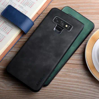 Case For Samsung Galaxy Note 9 coque silky feel fingerprint proof durable leather cover for samsung note 9 case funda capa