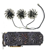 3 fans brand new for GIGABYTE GTX980 980ti G1 gaming graphics card replacement fan T128010SU
