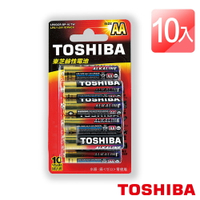 【TOSHIBA東芝】3號鹼性電池 10入/組