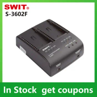 SWIT S-3602F 2-ch SONY NP-F Charger and Adaptor for SWIT S-8975/8972/8970/8770 Battery Compatible with SONY L Series DV Batter