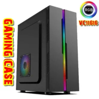 VENUZ  ATX Computer Case VC1616 RGB LED Lighting ดำ
