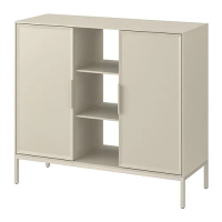 TULLSTORP 收納櫃, 米色, 99x35x89 公分
