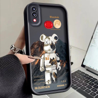 Ốp Điện Thoại Nhựa, Chống Sốc, Thiết Kế Hình Gấu Bóng Mờ Dành Cho Samsung Galaxy A10s Và M01s