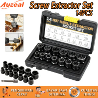 Set 10/14PCS Kunci Ring Extractor Baut Mur Mobil - Cocok 8mm-19mm Baut Patah