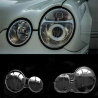 Suitable for Mercedes-Benz W210 headlight lampshade 01-03 Mercedes-Benz W210 E200 E240 E320 E430 plexiglass lamp housing mask