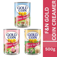 F&N Gold Coin Sweetened Creamer Susu Pekat Susu Cair 6 Cans (500g x 6)