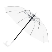 【雙龍牌】超大傘面日系透明傘 玻纖防風直傘雨傘(自動直立傘環保傘A5873)