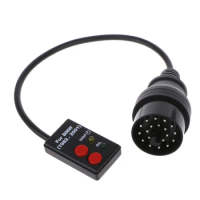 2024 New 20 Pin Reset Tool 20 Pin Sockets Oil Service Reset Scan Diagnostic Tool For E30 E34 E36 E39 Z3 Durable Adapter Cable