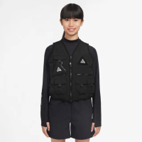 【NIKE 耐吉】背心 童裝 大童 男女童 工裝背心 寬鬆版型 K ACG UTILITY VEST 黑 HJ0676-011