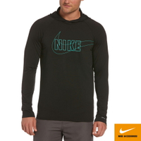 NIKE OUTLINE LOGO HOODED 成人男性連帽防曬衣 NESSC667-001黑/100白/444藍