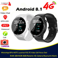 Android 8.1 Phone Smart 4G Video Call Watch for Kids Student SOS Remote Voice Monitor GPS WIFI Trace Locate Camera Smartwatch