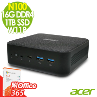 Acer 宏碁 Revo Box RB102 迷你電腦 (N100/16G/1TB SSD/W11P)+Office365