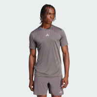 adidas 愛迪達 短袖上衣 男 運動 HIIT AIRCHI TEE 灰咖 IS3735