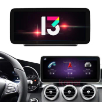 10.25'' Touch Screen Android 13 Car Multimedia Radio For C/GLC Class W205 GLC300 X253 GLC43AMG Autoradio Audio