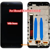 NEW For xiami Mi 5X LCD Display Touch Screen Digitizer Assembly Sensor with Frame For Xiaomi Mi A1 MiA1 MA1 5X M5X
