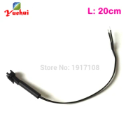 20PC/Lot EL Wire Connectors (Male) with 1piece diameter 4.8mm and 2piece diameter 1.0mm Heat shrinkable tube as party supplies