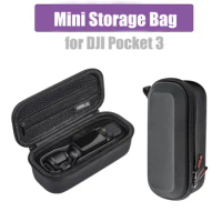 Mini Portable Case PU Shell for DJI Pocket 3 Handle Gimbal Camera Storage Bag for DJI Osmo Pocket 3 Accessories
