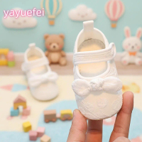 Infant Baby Girls Shoes Non-Slip Soft Soled Lace Bowknot Flats Toddler First Walker Spring Autumn Pr
