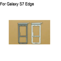 100% Original Silver SIM Card Tray For Samsung Galaxy S7 Edge SD Card Tray SIM Card Holder SIM Card Drawer For Galaxy S7 Edge