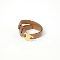 Ikat Pinggang CELINE TRIOMPHE CALFSKIN GHW 25MM BROWN BELT 100% ORIGINAL 80