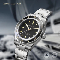IRONWATCH 2024 Men's Diver Watch Vintage Sports Automatic Mechanical Watch NH35 Movement Watch For Men 200m Waterproof Luminous