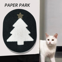PaperPark貓抓板立式耐磨不掉屑牆角貓咪玩具日系貼牆貓爪板耐抓【摩可美家】