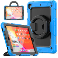Case For IPAD 9.7 2017/2018 / ipad Pro 9.7/ ipad Air 2 Hand Ring Shoulder Strap Rotatable Kickstand Cover For ipad 9.7 case