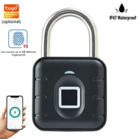 IP67 Waterproof Fingerprint Door Lock Button Cabinet Lock Gym Wardrobe Door Tuya Smart Password Padlock Electronic Door Lock