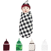 【Hudson Baby】有機棉嬰兒抱毯包巾毯+帽子組(美國紐約精品母嬰品牌)